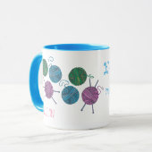 Knittern behalte mir gesund ... In der Regel - per Tasse (Vorderseite Links)