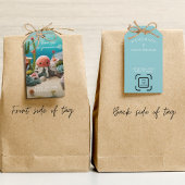 Knittern Crochet Business Vielen Dank Logo QR Geschenkanhänger