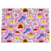 Knittern Crochet-Liebe Große Geschenktüte (Vorderseite)