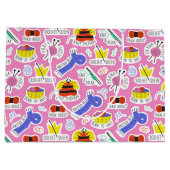 Knittern Crochet-Liebe Große Geschenktüte (Rückseite)