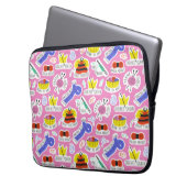 Knittern Crochet-Liebe Laptopschutzhülle (Vorderseite Links)