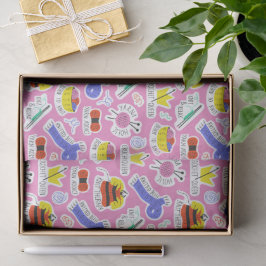 Knittern Crochet-Liebe Seidenpapier