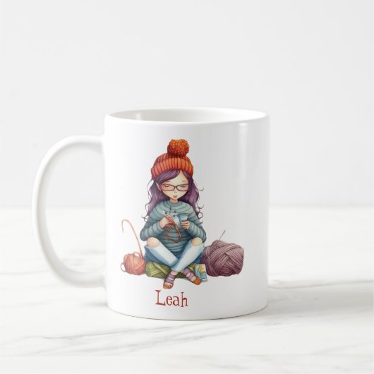 Knittern/Crocheter Lover-Tasse Kaffeetasse (Links)