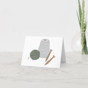 Knittern Dankeskarte