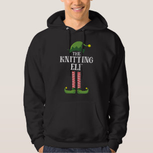 Knittern Elf Matching Familiengruppe Weihnachtsfes Hoodie