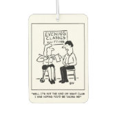 Knittern Erwachsene Bildung Abend Class Night Club Autolufterfrischer (Vorderseite)