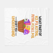 Knittern Funny Knitting Quotes Fleecedecke (Vorderseite (Horizontal))