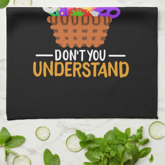 Knittern Funny Knitting Quotes Geschirrtuch (Gefaltet)