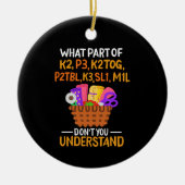 Knittern Funny Knitting Quotes Keramik Ornament (Vorne)