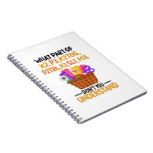 Knittern Funny Knitting Quotes Notizblock (Rechte Seite)