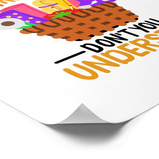 Knittern Funny Knitting Quotes Poster (Ecke)