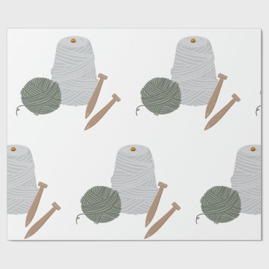 Knittern Geschenkpapier (Flach)