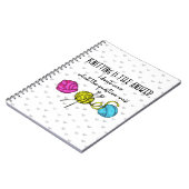 Knittern ist die Antwort Notizblock (Linke Seite)