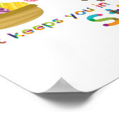 Knittern ist die beste Medizin, die individuell au Poster (Ecke)