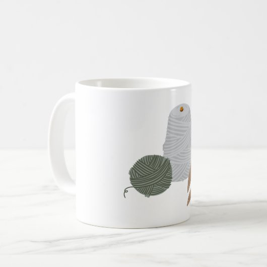 Knittern Kaffeetasse (Vorderseite Links)