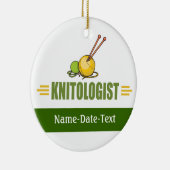 Knittern Keramik Ornament (Rechts)