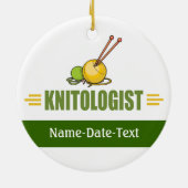 Knittern Keramik Ornament (Hinten)