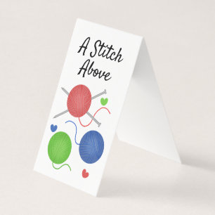 Knittern mit Liebe Visitenkarten