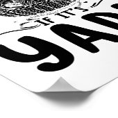 Knittern | Nähmaschine Knitter Oma Geschenke Poster (Ecke)