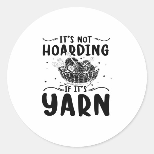 Knittern | Nähmaschine Knitter Oma Geschenke Runder Aufkleber (Vorderseite)