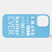 Knittern nicht genug Garnhandwerk iPhone Hülle (Rückseite (Horizontal))