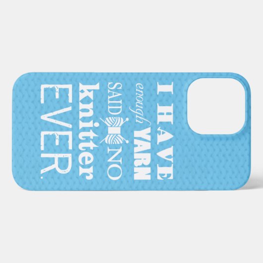 Knittern nicht genug Garnhandwerk iPhone Hülle (Rückseite (Horizontal))