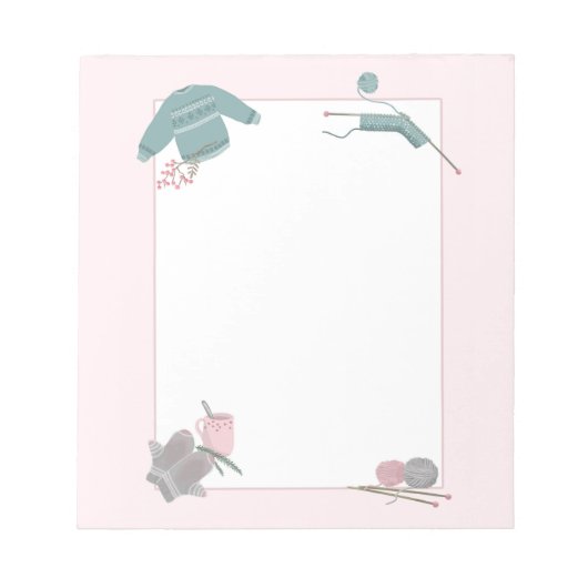 Knittern Notizblock (Vorderseite)