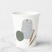 Knittern Pappbecher (Vorderseite)