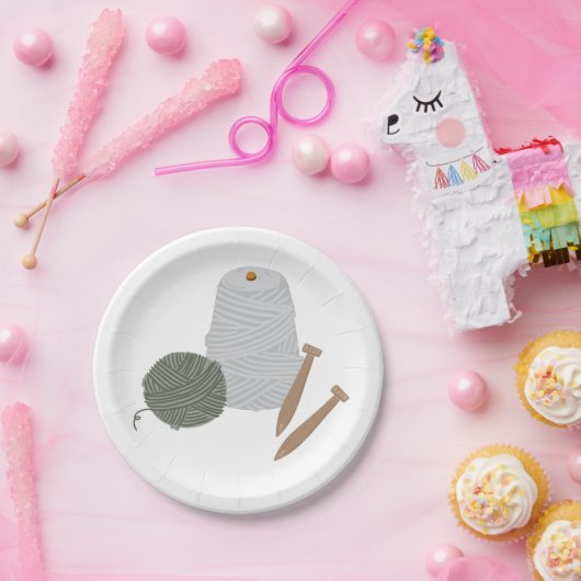 Knittern Pappteller (Party)