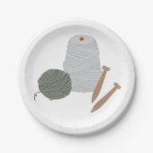 Knittern Pappteller (Vorderseite)