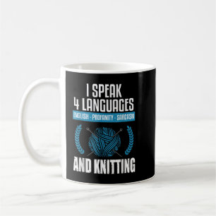 Knittern Sarcastic Knitting Sprichwort Funny Knitt Kaffeetasse