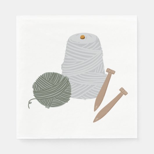 Knittern Serviette (Vorderseite)