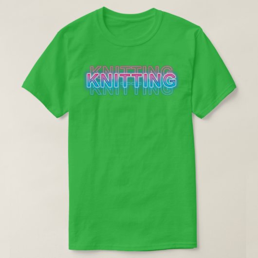 Knittern T-Shirt (Design vorne)