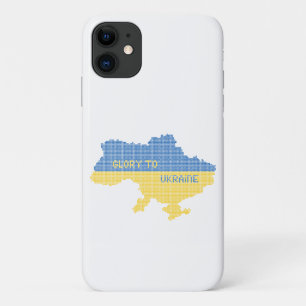Knittern ukrainischer Staat Landkarte Text Ruhm an Case-Mate iPhone Hülle