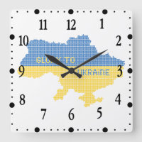 Knittern ukrainischer Staat Landkarte Text Ruhm an