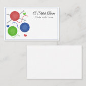 Knittern Visitenkarte (Vorne/Hinten)