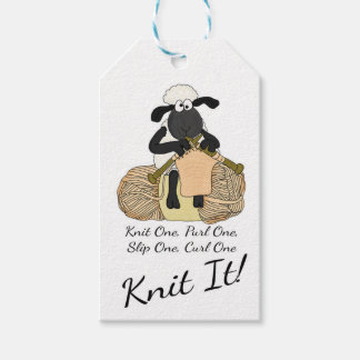 Knittern von benutzerdefinierten Geschenketiketten Geschenkanhänger