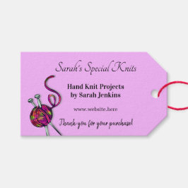 Knittern von Geschäftsleuten Vielen Dank Kundenmar Geschenkanhänger