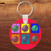 Knittern von Popart-Geschenken Schlüsselanhänger (Vorderseite)
