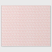 Knitternadeln Kunsthandwerk Korallen Geschenkpapier (Flach)