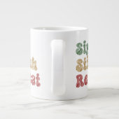 Knitternähen Jumbo-Tasse (Rückseite)