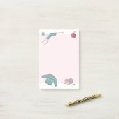 Knitternotizen Post-it Klebezettel (Auf Schreibtisch)