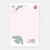 Knitternotizen Post-it Klebezettel (Vorderseite)