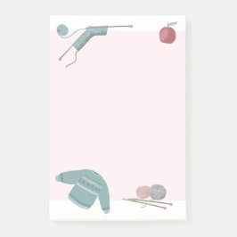 Knitternotizen Post-it Klebezettel