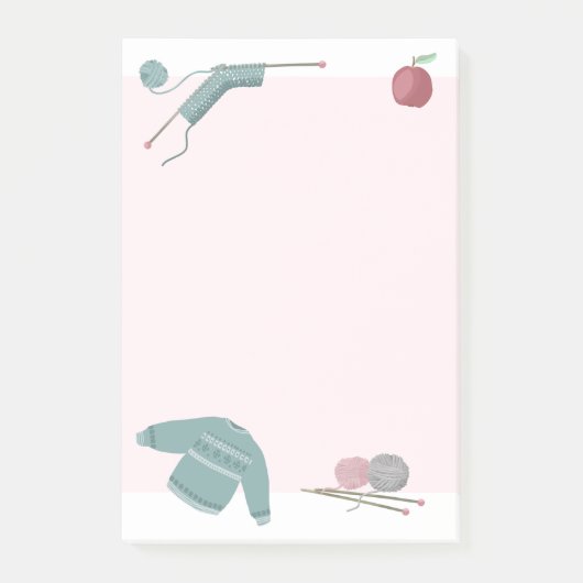 Knitternotizen Post-it Klebezettel (Vorderseite)