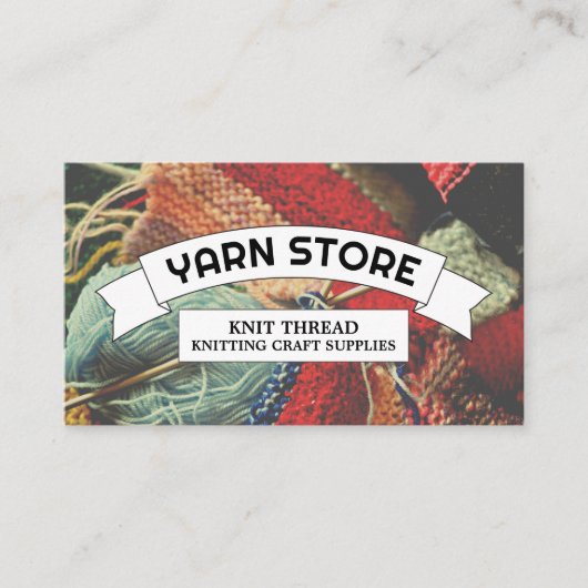 Knitterpackung, KnitterStore, Garnspeicher Visitenkarte (Vorderseite)