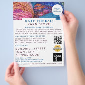 Knitterpackungen, KnitterStore, Garnspeicher Flyer (Hand)