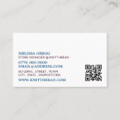 Knitterpackungen, KnitterStore, Garnspeicher Visitenkarte (Rückseite)