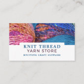 Knitterpackungen, KnitterStore, Garnspeicher Visitenkarte (Vorderseite)