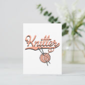 Knitterpostkarte Postkarte (Stehend Vorderseite)
